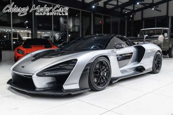 Used 2019 McLaren Senna Coupe Liquid Silver! Bespoke Interior! TONS of Carbon! $100K+ in Options! for sale Sold at Chicago Motor Cars in West Chicago IL 60185 1