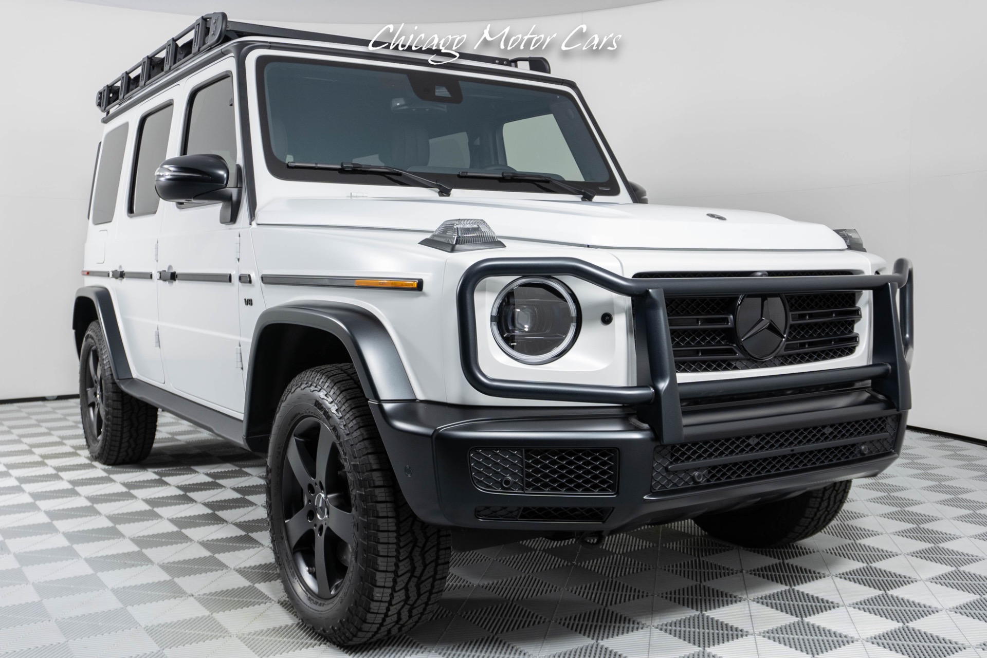 Used-2022-Mercedes-Benz-G-Class-G-550-Rare-Professional-Line-1-of-100-made-Factory-Matte-White