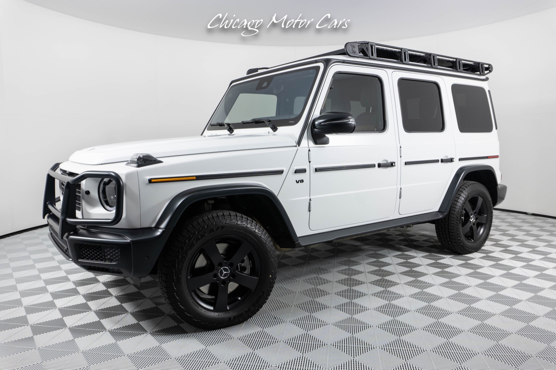 Used-2022-Mercedes-Benz-G-Class-G-550-Rare-Professional-Line-1-of-100-made-Factory-Matte-White