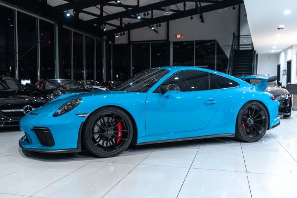 Used 2018 Porsche 911 GT3 Coupe Miami Blue! Front Lift! Carbon Bucket Seats! Carbon Interior Pkg! for sale Sold at Chicago Motor Cars in West Chicago IL 60185 2