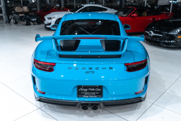 Used 2018 Porsche 911 GT3 Coupe Miami Blue! Front Lift! Carbon Bucket Seats! Carbon Interior Pkg! for sale Sold at Chicago Motor Cars in West Chicago IL 60185 4