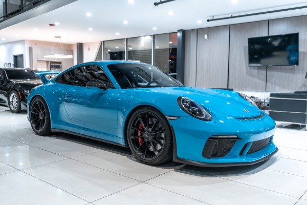 Used 2018 Porsche 911 GT3 Coupe Miami Blue! Front Lift! Carbon Bucket Seats! Carbon Interior Pkg! for sale Sold at Chicago Motor Cars in West Chicago IL 60185 6