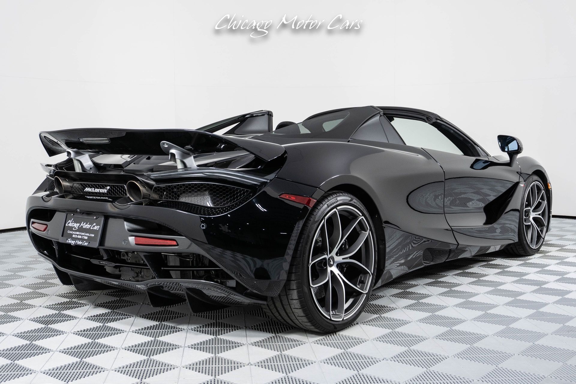 Used-2020-McLaren-720S-PERFORMANCE-SPIDER-RARE-MSO-BOREALIS-BLACK-385K-MSRP-SPORT-EXHAUST-ELECTROCHROMATIC-ROOF