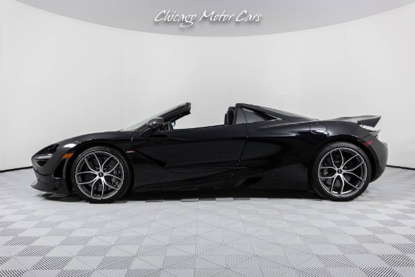 Used 2020 McLaren 720S PERFORMANCE SPIDER RARE MSO BOREALIS BLACK! $385K MSRP! SPORT EXHAUST! ELECTROCHROMATIC ROOF! for sale Sold at Chicago Motor Cars in West Chicago IL 60185 2
