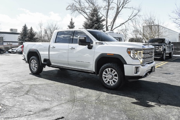 Used 2022 GMC Sierra 3500HD Denali 6.6L Duramax Turbo-Diesel Ultimate Package Rare SRW Axle Power Steps for sale Sold at Chicago Motor Cars in West Chicago IL 60185 6