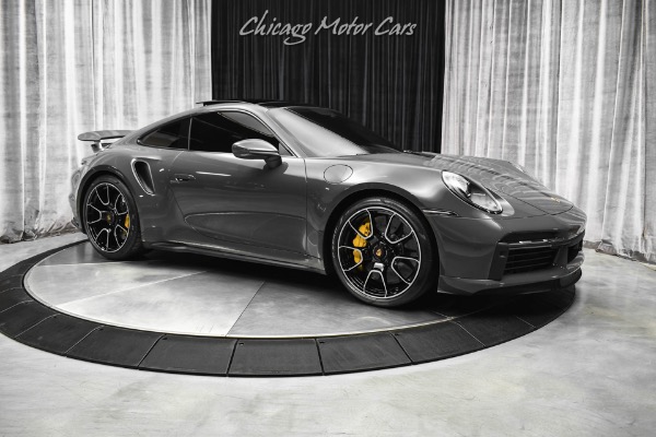 Used 2021 Porsche 911 Turbo S Coupe PTS Slate Gray! Burmester Audio! Deviated Stitching! Hot Spec for sale Sold at Chicago Motor Cars in West Chicago IL 60185 6