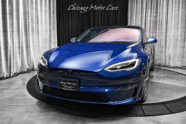 Used 2022 Tesla Model S Plaid Sedan Full Self Driving Capability! 21 Arachnid Wheels! 1000HP! for sale Sold at Chicago Motor Cars in West Chicago IL 60185 2