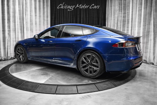 Used 2022 Tesla Model S Plaid Sedan Full Self Driving Capability! 21 Arachnid Wheels! 1000HP! for sale Sold at Chicago Motor Cars in West Chicago IL 60185 3