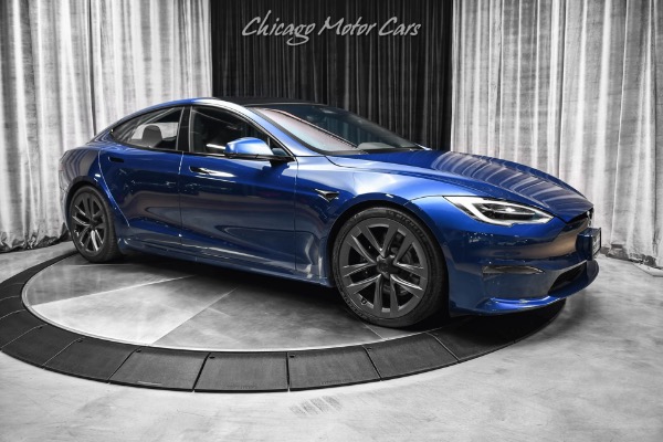 Used 2022 Tesla Model S Plaid Sedan Full Self Driving Capability! 21 Arachnid Wheels! 1000HP! for sale Sold at Chicago Motor Cars in West Chicago IL 60185 6