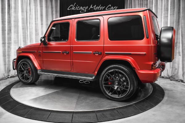 Used 2021 Mercedes-Benz G63 AMG 4Matic Rare Manufaktur Exclusive Edition Hyazinth Red Matte for sale Sold at Chicago Motor Cars in West Chicago IL 60185 3