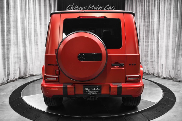 Used 2021 Mercedes-Benz G63 AMG 4Matic Rare Manufaktur Exclusive Edition Hyazinth Red Matte for sale Sold at Chicago Motor Cars in West Chicago IL 60185 4