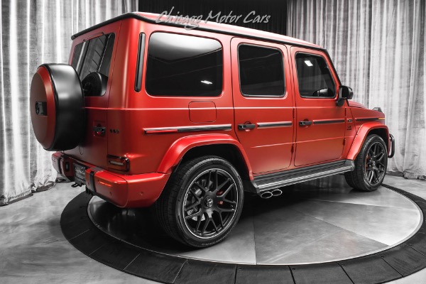 Used 2021 Mercedes-Benz G63 AMG 4Matic Rare Manufaktur Exclusive Edition Hyazinth Red Matte for sale Sold at Chicago Motor Cars in West Chicago IL 60185 5