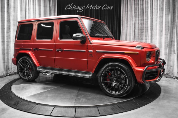 Used 2021 Mercedes-Benz G63 AMG 4Matic Rare Manufaktur Exclusive Edition Hyazinth Red Matte for sale Sold at Chicago Motor Cars in West Chicago IL 60185 6
