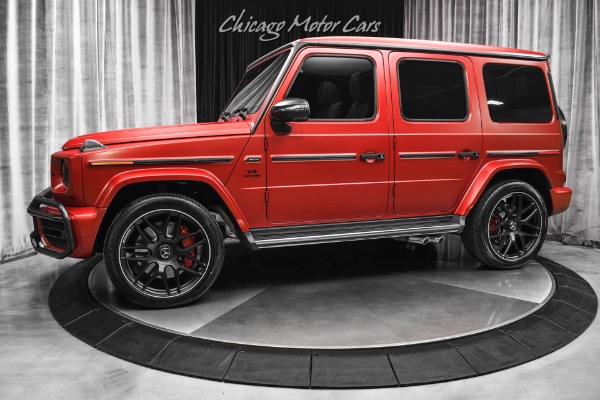 Used 2021 Mercedes-Benz G63 AMG 4Matic Rare Manufaktur Exclusive Edition Hyazinth Red Matte for sale Sold at Chicago Motor Cars in West Chicago IL 60185 1