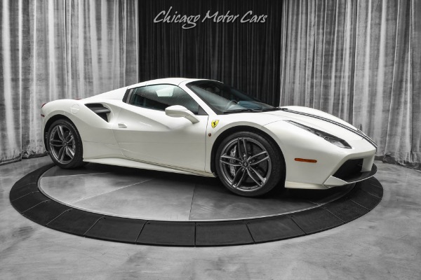 Used-2018-Ferrari-488-Spider-Over-100k-in-Options-Carbon-Fiber-Race-Seats-Pristine-Example