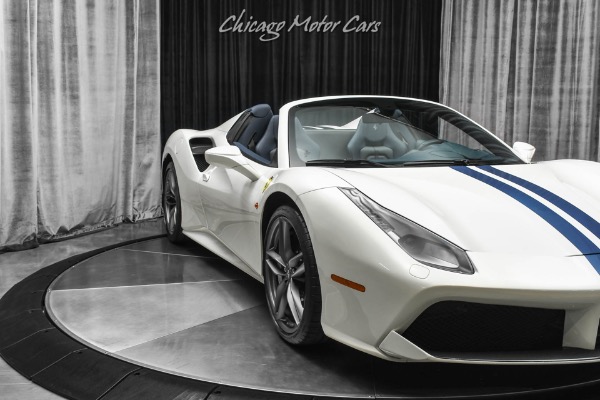 Used-2018-Ferrari-488-Spider-Over-100k-in-Options-Carbon-Fiber-Race-Seats-Pristine-Example