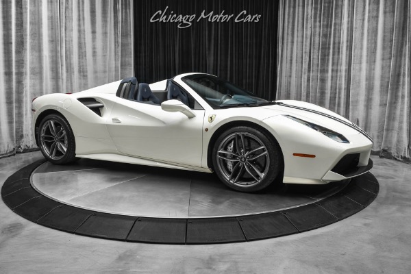 Used-2018-Ferrari-488-Spider-Over-100k-in-Options-Carbon-Fiber-Race-Seats-Pristine-Example