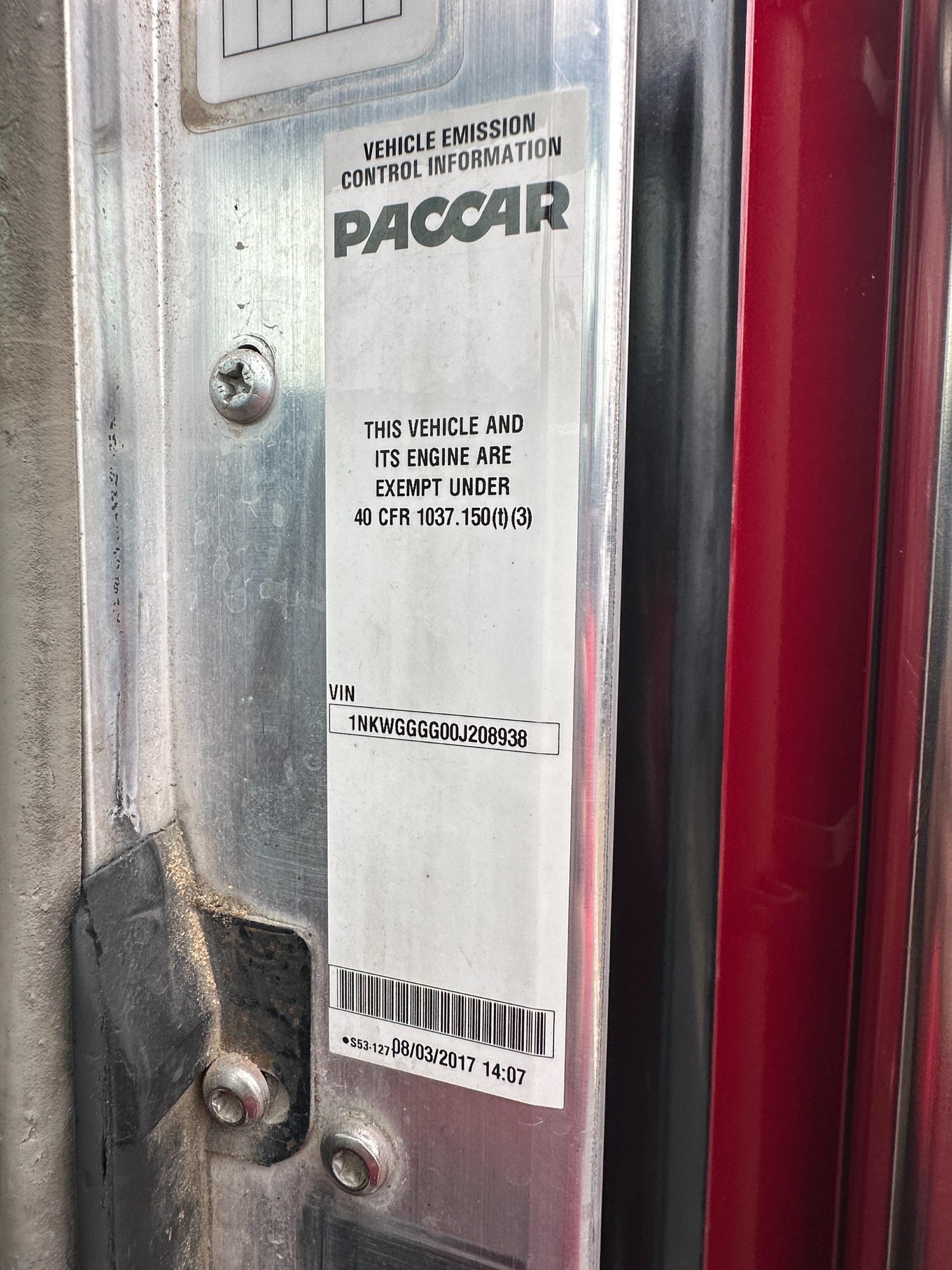 2017 KENWORTH W9 SERIES - Image 38