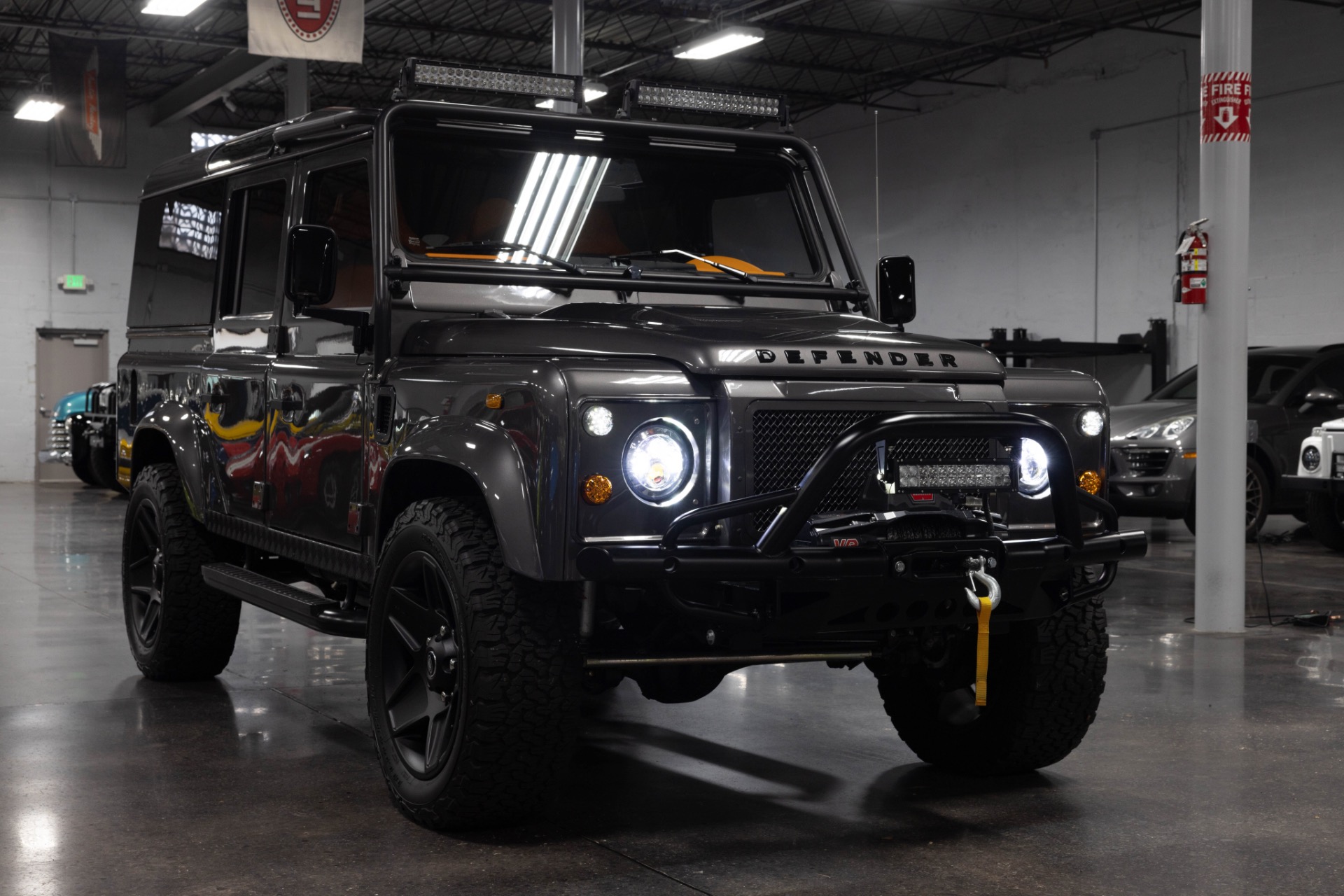 Used-1993-Land-Rover-Defender-110-ECD-Auto-Design-Build-Project-Phantom-LS3-Starlight-Headliner