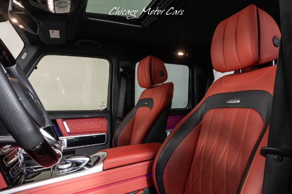 Used-2021-Mercedes-Benz-AMG-G63-HOT-COLOR-COMBO-22-FORGED-CROSS-SPOKE-WHEELS-PRISTINE-CONDITION