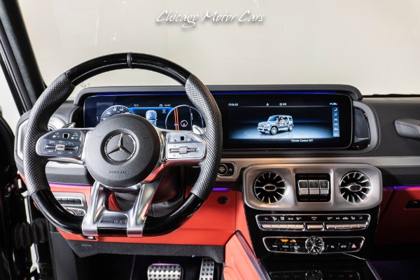 Used-2021-Mercedes-Benz-AMG-G63-HOT-COLOR-COMBO-22-FORGED-CROSS-SPOKE-WHEELS-PRISTINE-CONDITION