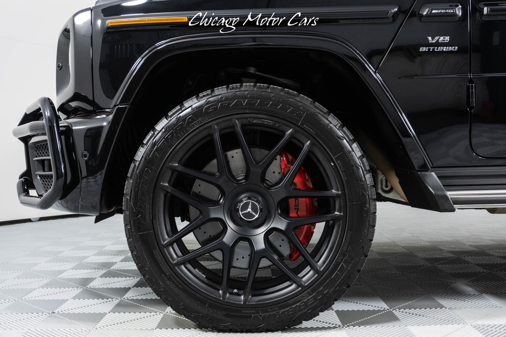 Used-2021-Mercedes-Benz-AMG-G63-HOT-COLOR-COMBO-22-FORGED-CROSS-SPOKE-WHEELS-PRISTINE-CONDITION