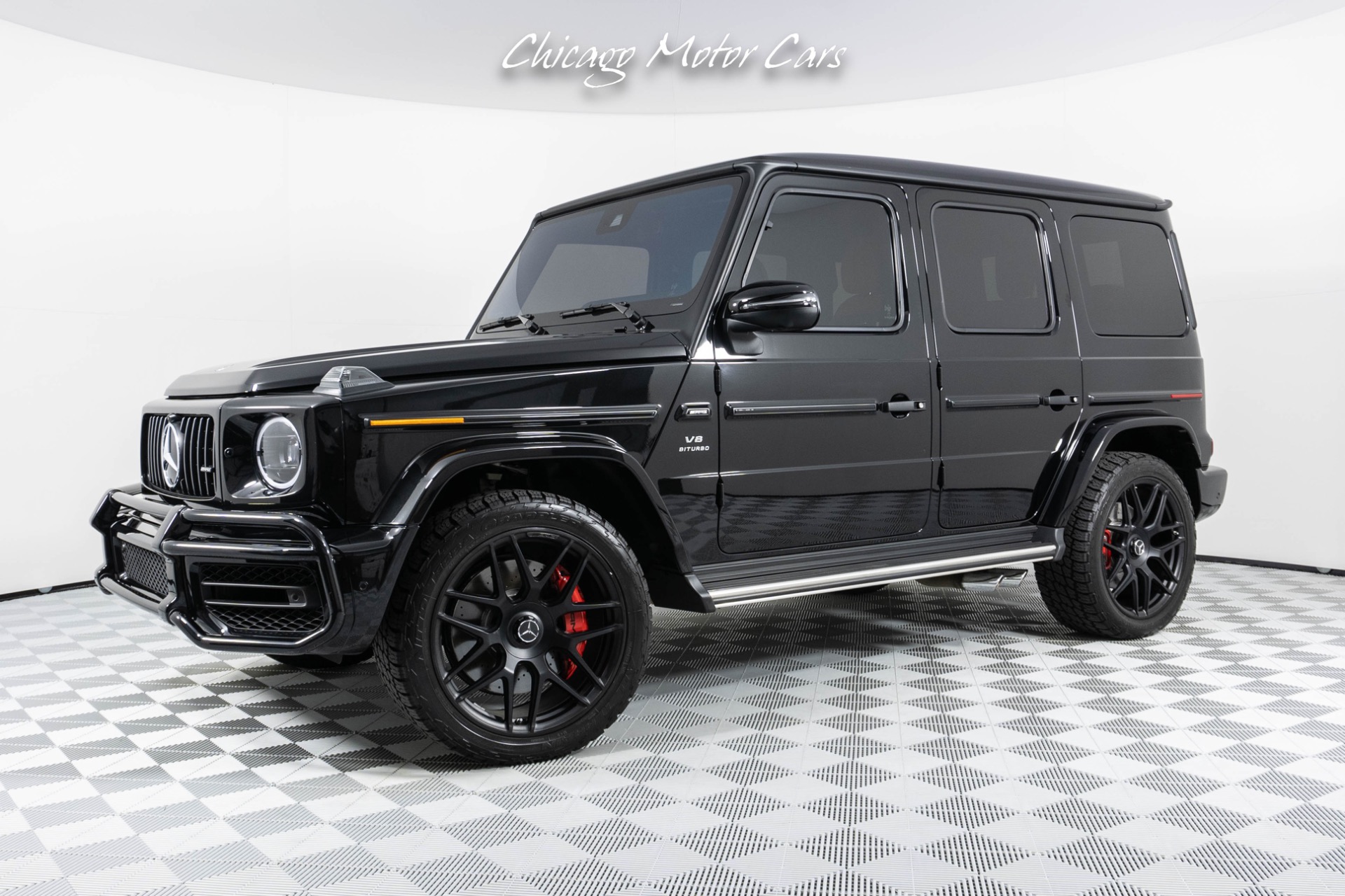 Used-2021-Mercedes-Benz-AMG-G63-HOT-COLOR-COMBO-22-FORGED-CROSS-SPOKE-WHEELS-PRISTINE-CONDITION