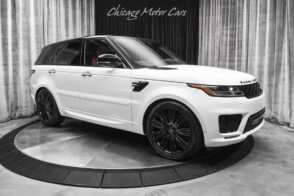 Used 2022 Land Rover Range Rover Sport Autobiography Fuji White / Red Interior MSRP $111,595 LOADED for sale Sold at Chicago Motor Cars in West Chicago IL 60185 6