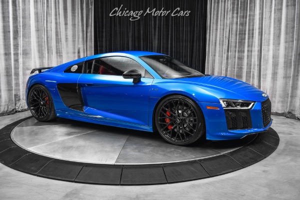 Used-2018-Audi-R8-52-V10-RWS-Coupe-Red-interior-LOADED-Premium-Pkg-Valved-Perf-Exhaust