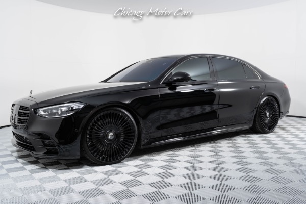 Used 2023 Mercedes-Benz S580 4MATIC AMG LINE WARMTH & COMFORT PACKAGE FORGIATO WHEELS 3D TECH PACK for sale Sold at Chicago Motor Cars in West Chicago IL 60185 1