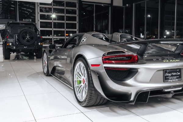 Used-2015-Porsche-918-Spyder-Weissach-Package-Liquid-Silver-Paint-Front-Lift-Serviced-Carbon-Fiber