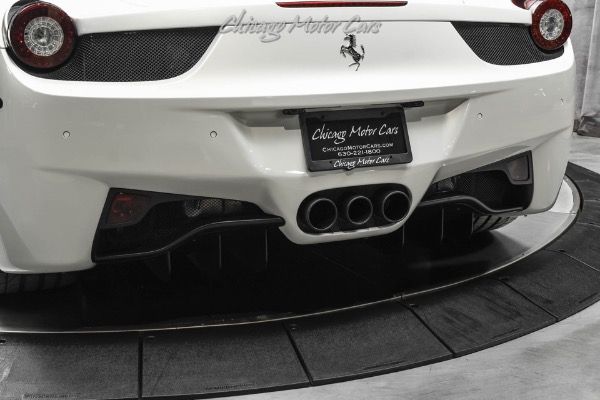 Used-2015-Ferrari-458-Spider-Only-6K-Miles-Diamond-Stitch-LOADED-26k-Pearl-White-Factory-Paint