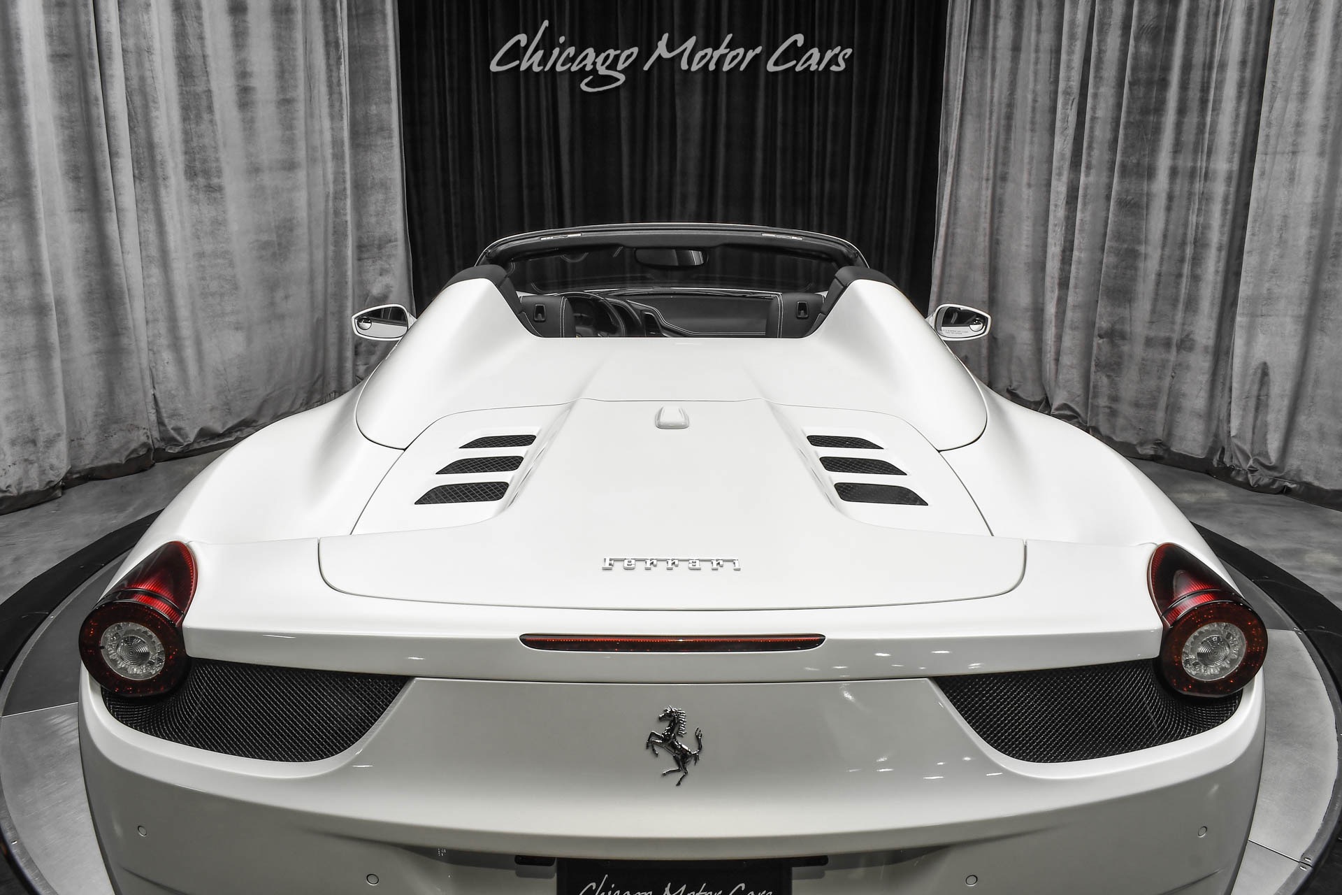 Used-2015-Ferrari-458-Spider-Only-6K-Miles-Diamond-Stitch-LOADED-26k-Pearl-White-Factory-Paint