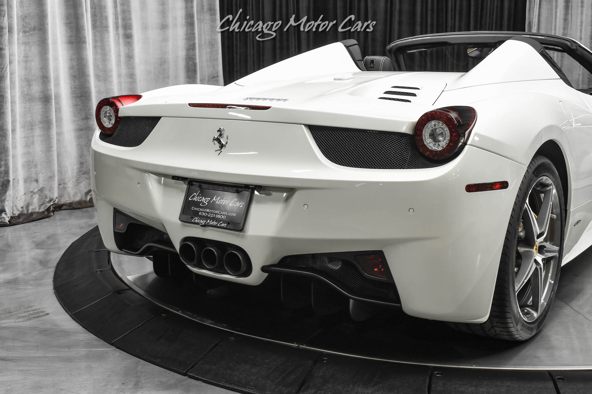 Used-2015-Ferrari-458-Spider-Only-6K-Miles-Diamond-Stitch-LOADED-26k-Pearl-White-Factory-Paint