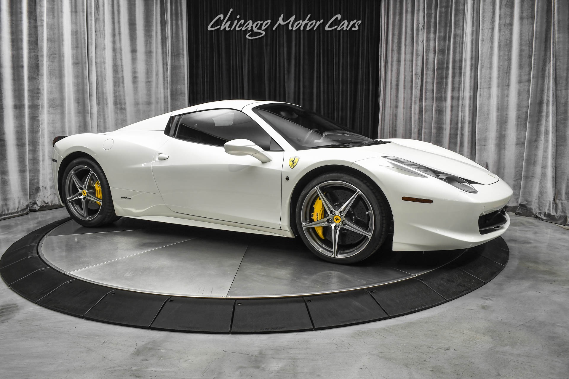 Used-2015-Ferrari-458-Spider-Only-6K-Miles-Diamond-Stitch-LOADED-26k-Pearl-White-Factory-Paint