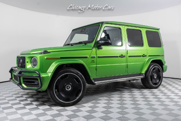 Used 2022 Mercedes-Benz AMG G63 HELL MAGNO FINISH EXCLUSIVE EDITION INTERIOR PACKAGE PLUS MONOBLOCK WHEELS for sale Sold at Chicago Motor Cars in West Chicago IL 60185 1
