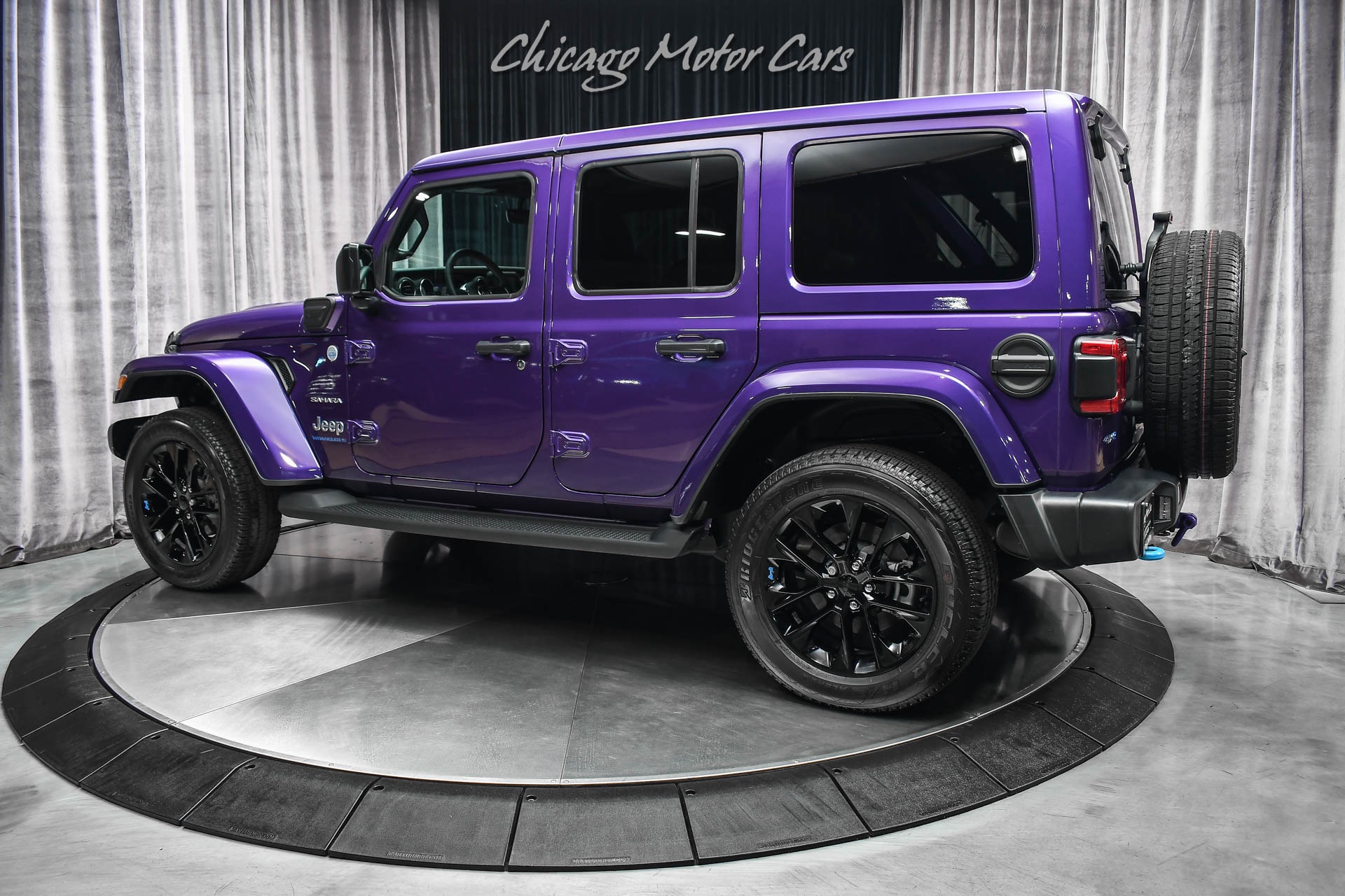 Used 2023 Jeep Wrangler Unlimited Sahara 4xe! Limited Edition Purple Reign  Color Cold Weather Package For Sale (Special Pricing) | Chicago Motor Cars  Stock #20100