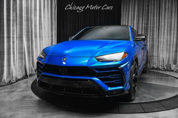 Used 2020 Lamborghini Urus Blu Eleos! Vossen Wheels! B&O 3D Surround Sound! Carbon Fiber Trim! for sale Sold at Chicago Motor Cars in West Chicago IL 60185 2
