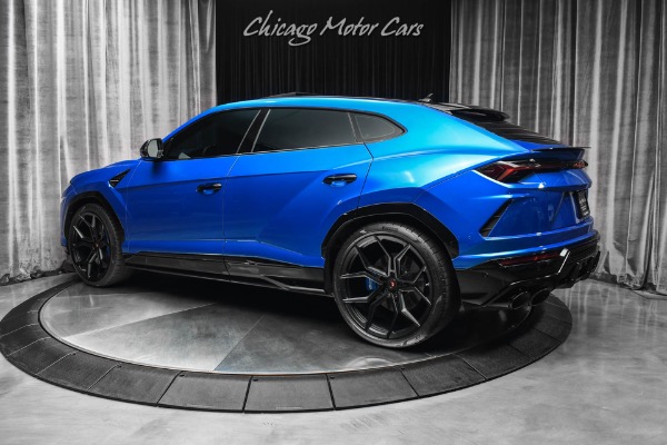 Used 2020 Lamborghini Urus Blu Eleos! Vossen Wheels! B&O 3D Surround Sound! Carbon Fiber Trim! for sale Sold at Chicago Motor Cars in West Chicago IL 60185 3