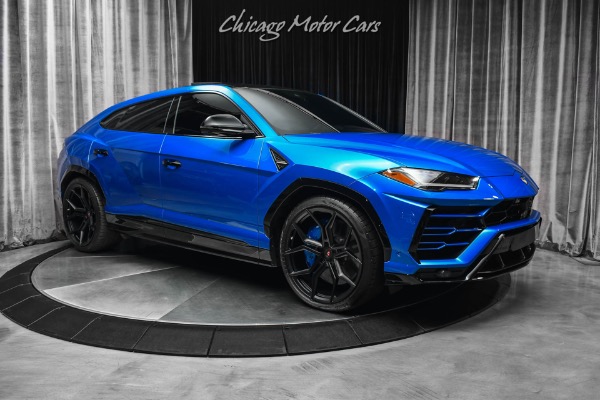 Used 2020 Lamborghini Urus Blu Eleos! Vossen Wheels! B&O 3D Surround Sound! Carbon Fiber Trim! for sale Sold at Chicago Motor Cars in West Chicago IL 60185 6