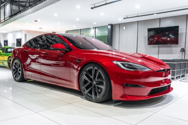 Used 2022 Tesla Model S Plaid Sedan Autopilot! GORGEOUS Spec! Arachnid Wheels! LOW Miles! 1,020 HP! for sale Sold at Chicago Motor Cars in West Chicago IL 60185 6