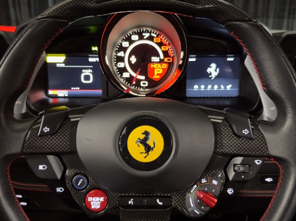 Used-2020-Ferrari-F8-Tributo-Coupe-ONLY-1001-Miles-Carbon-Steering-Wheel-Full-Electric-Seats-FULL-PPF