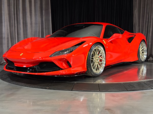 Used-2020-Ferrari-F8-Tributo-Coupe-ONLY-1001-Miles-Carbon-Steering-Wheel-Full-Electric-Seats-FULL-PPF