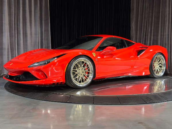 Used-2020-Ferrari-F8-Tributo-Coupe-ONLY-1001-Miles-Carbon-Steering-Wheel-Full-Electric-Seats-FULL-PPF