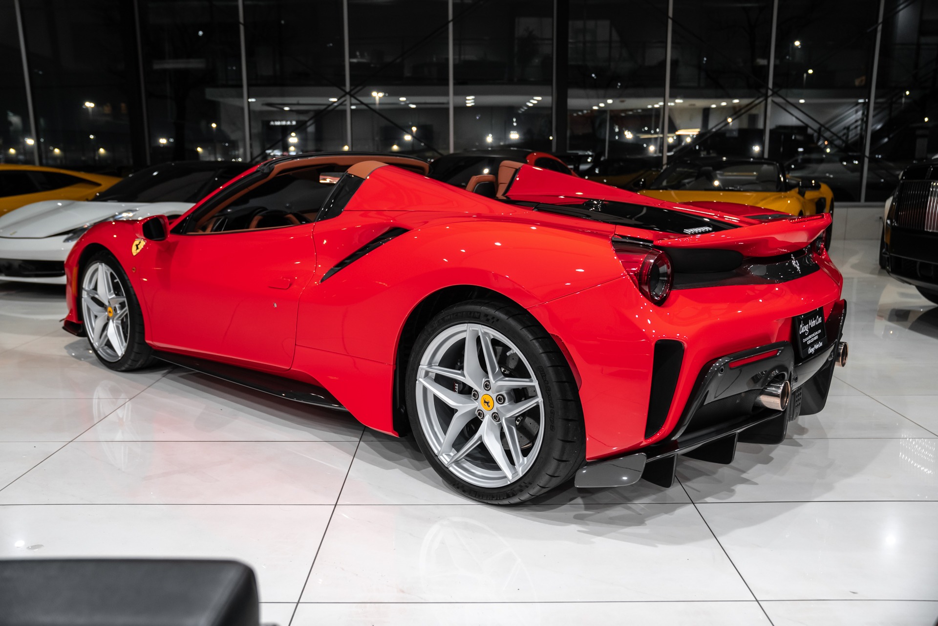 Used-2020-Ferrari-488-Pista-Spider-ONLY-280-Miles-TONS-of-Carbon-Fiber-Front-Lift-FULL-PPF-LOADED