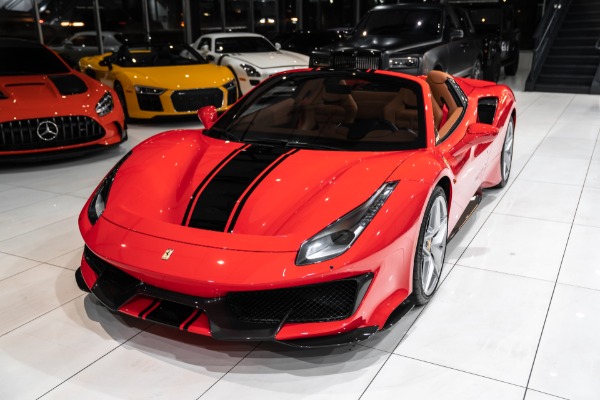 Used-2020-Ferrari-488-Pista-Spider-ONLY-280-Miles-TONS-of-Carbon-Fiber-Front-Lift-FULL-PPF-LOADED