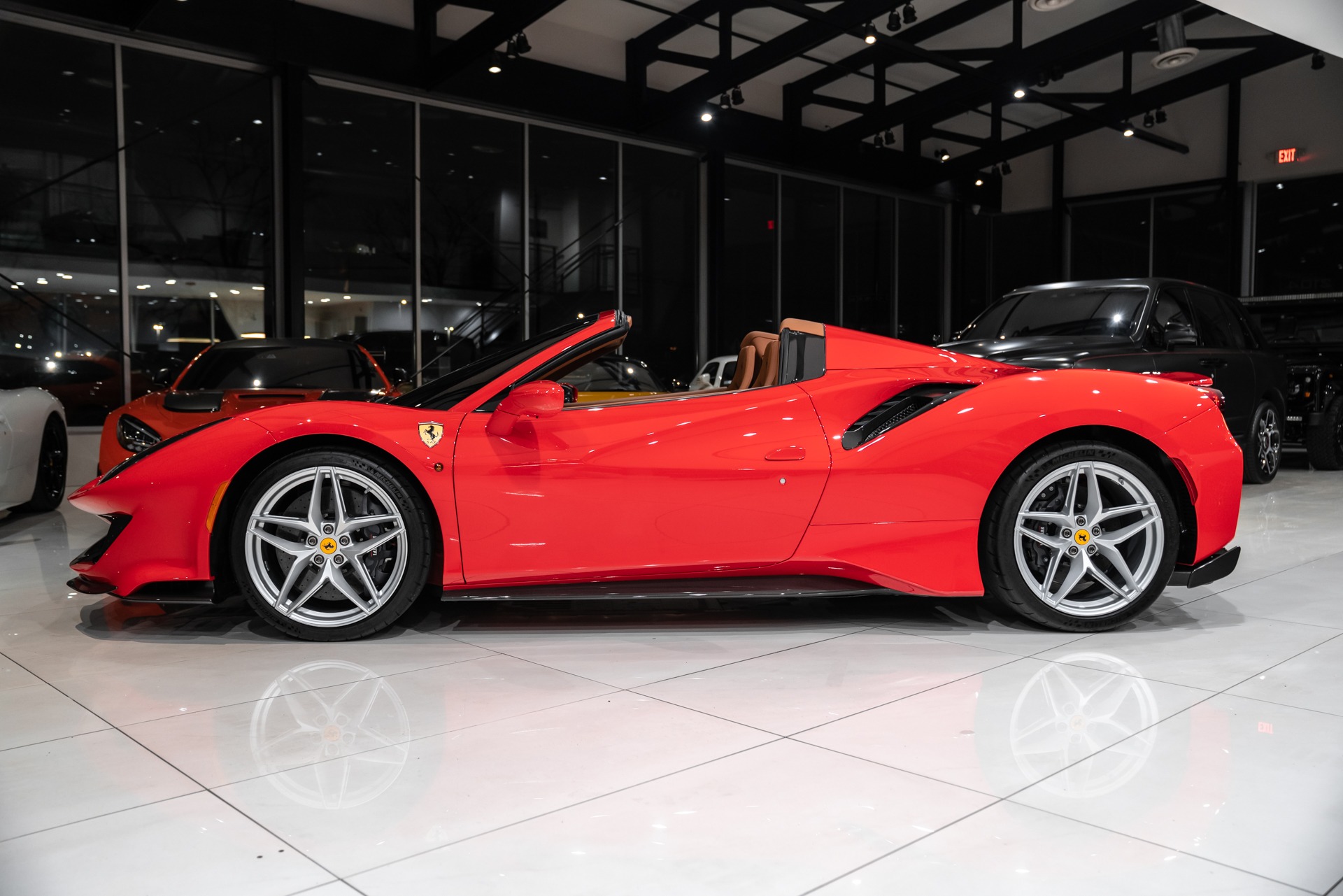 Used-2020-Ferrari-488-Pista-Spider-ONLY-280-Miles-TONS-of-Carbon-Fiber-Front-Lift-FULL-PPF-LOADED