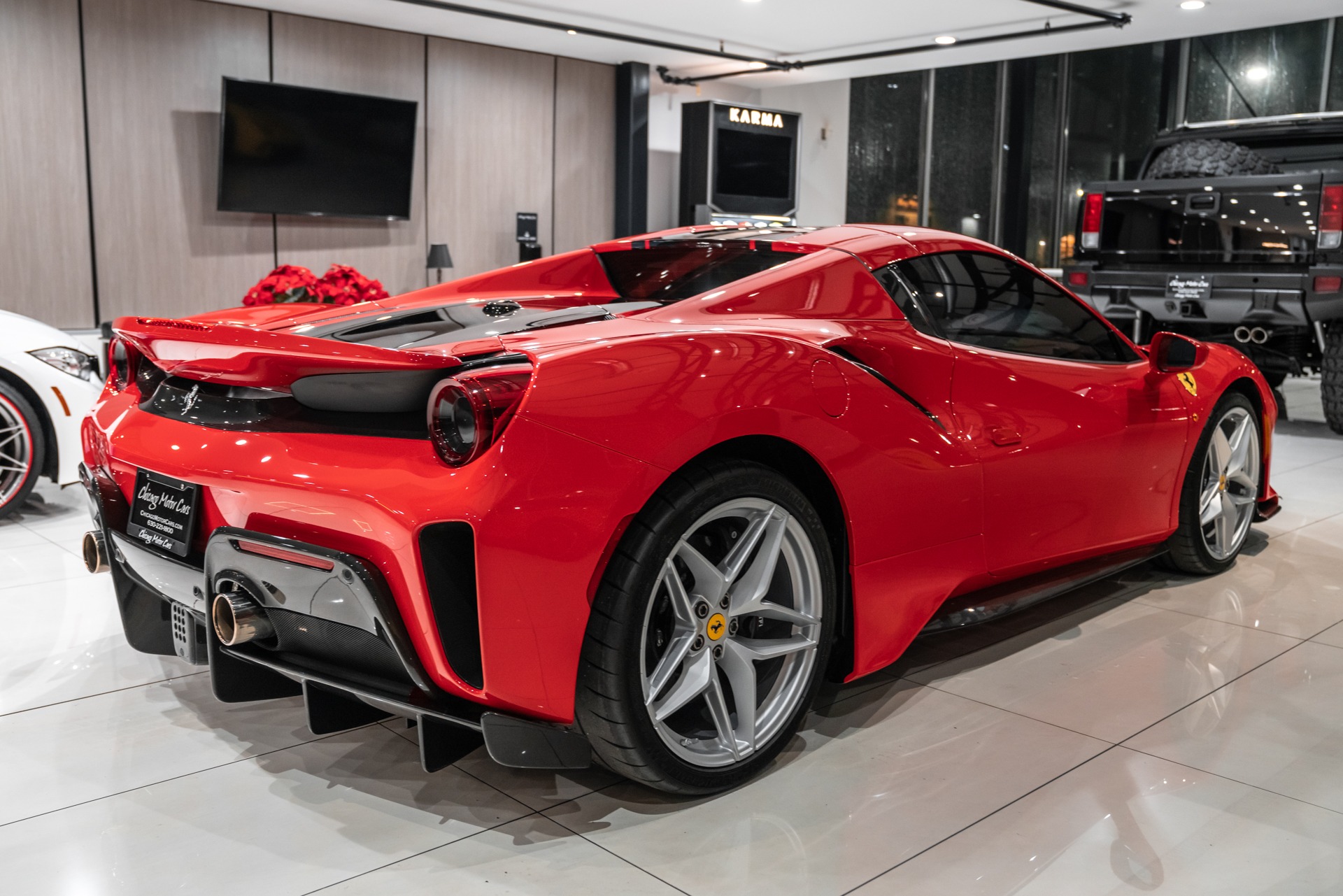 Used-2020-Ferrari-488-Pista-Spider-ONLY-280-Miles-TONS-of-Carbon-Fiber-Front-Lift-FULL-PPF-LOADED