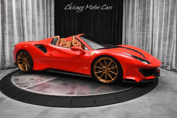 Used 2020 Ferrari 488 Pista Spider TONS of Carbon Fiber! Front Lift! FULL PPF! LOADED for sale Sold at Chicago Motor Cars in West Chicago IL 60185 6