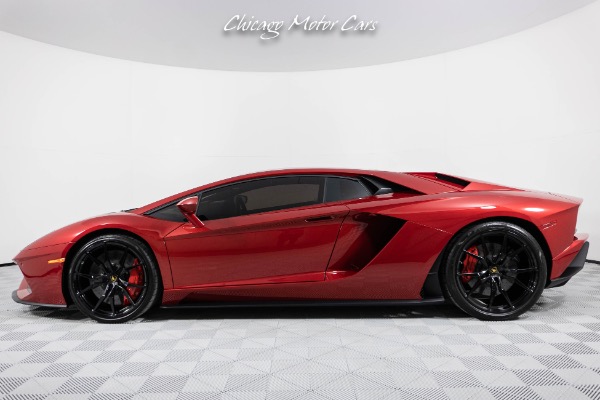 Used 2018 Lamborghini Aventador S FULL PPF ROSSO BIA FINISH SENSONUM SOUND for sale Sold at Chicago Motor Cars in West Chicago IL 60185 2